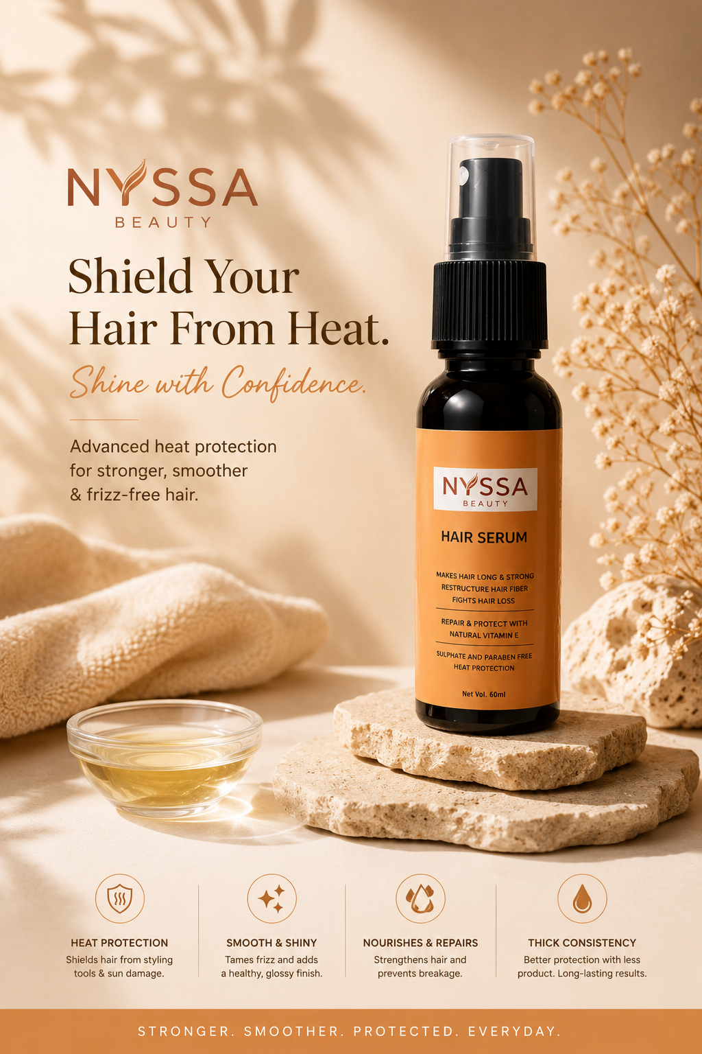 Nyssa Beauty Hair Serum (60 ml)
